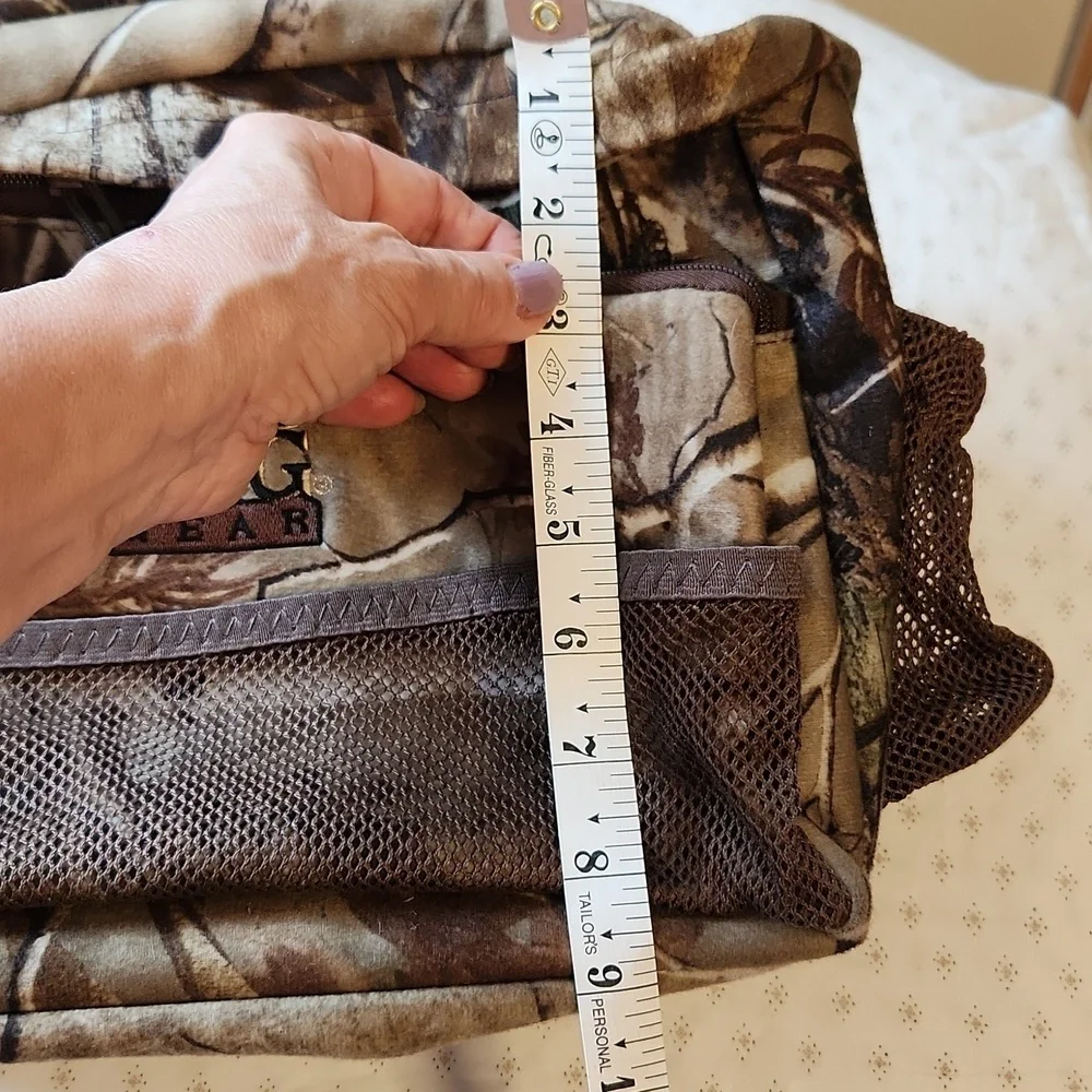 Bundle of 2 - Mad Dog Camo Backpack and Realtree Camo Hunter Outdoor Waist.